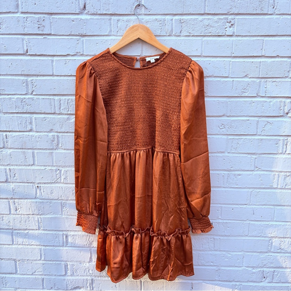 Mine Copper Casual Dress